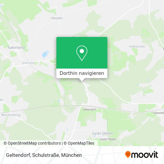 Geltendorf, Schulstraße Karte
