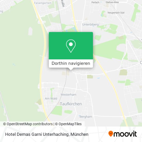 Hotel Demas Garni Unterhaching Karte