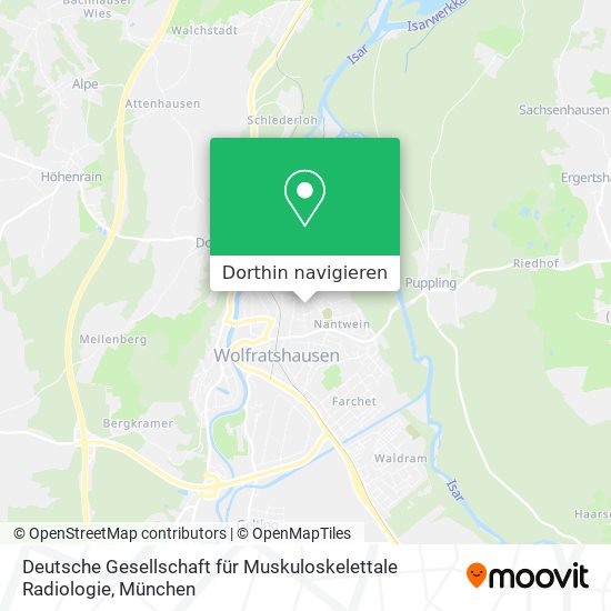 Deutsche Gesellschaft für Muskuloskelettale Radiologie Karte