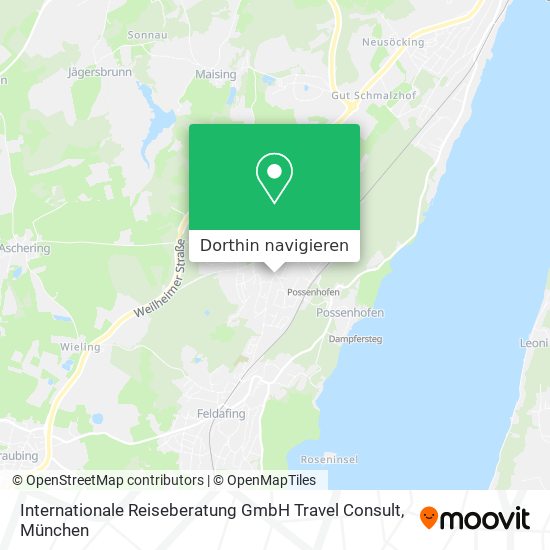 Internationale Reiseberatung GmbH Travel Consult Karte