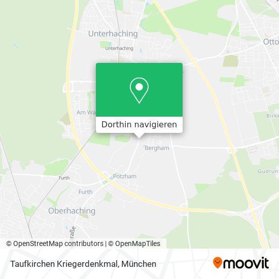 Taufkirchen Kriegerdenkmal Karte