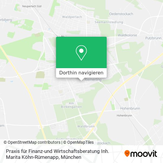 Praxis für Finanz-und Wirtschaftsberatung Inh. Marita Köhn-Rümenapp Karte