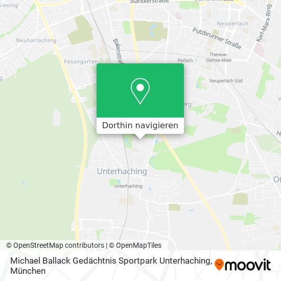 Michael Ballack Gedächtnis Sportpark Unterhaching Karte