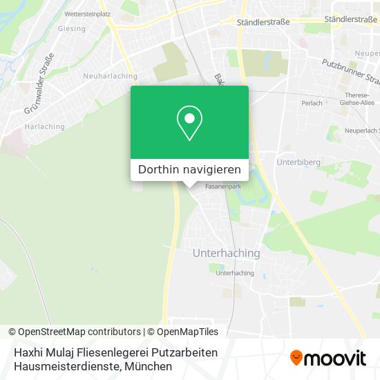 Haxhi Mulaj Fliesenlegerei Putzarbeiten Hausmeisterdienste Karte