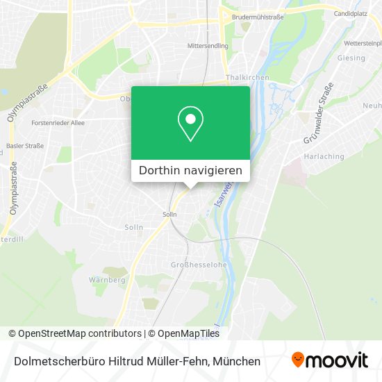 Dolmetscherbüro Hiltrud Müller-Fehn Karte