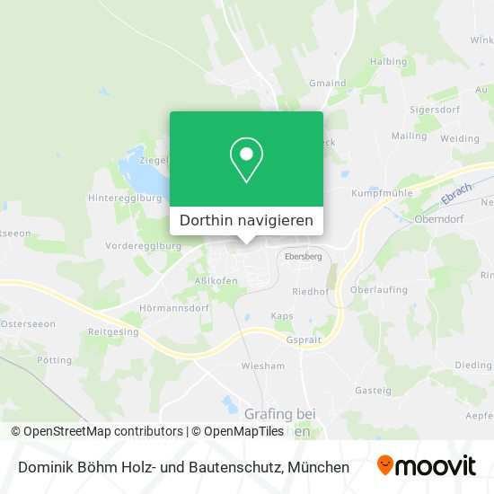 Dominik Böhm Holz- und Bautenschutz Karte