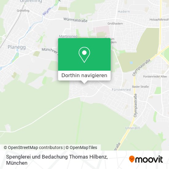 Spenglerei und Bedachung Thomas Hilbenz Karte
