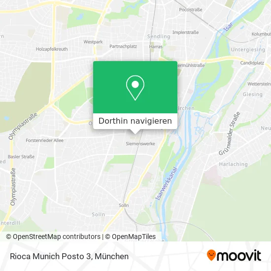 Rioca Munich Posto 3 Karte