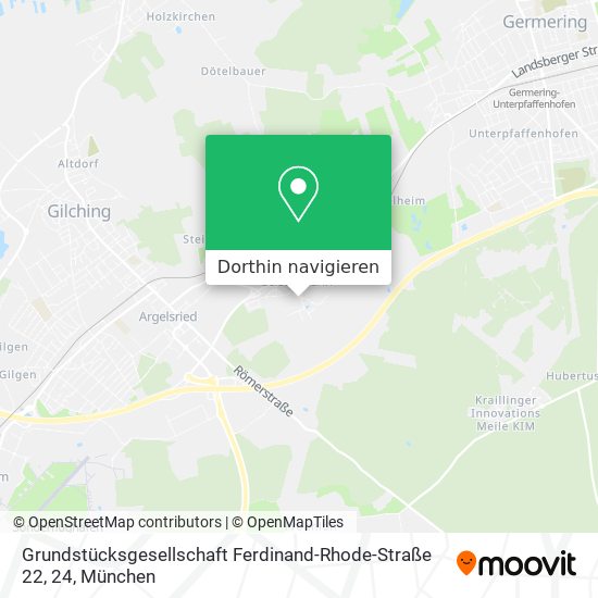 Grundstücksgesellschaft Ferdinand-Rhode-Straße 22, 24 Karte