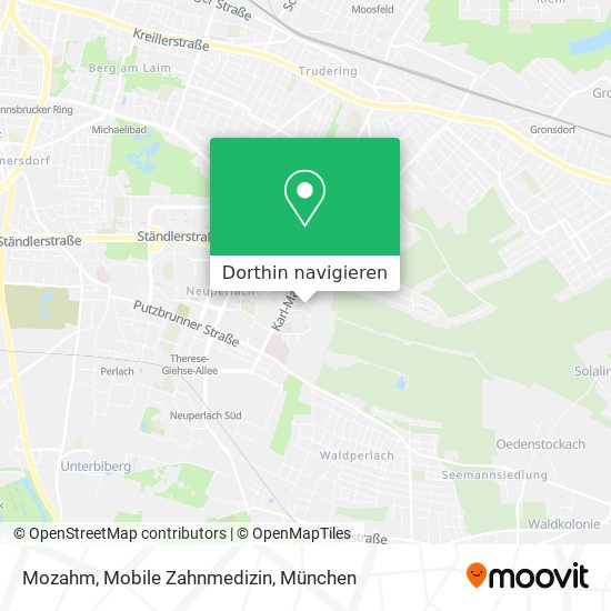 Mozahm, Mobile Zahnmedizin Karte