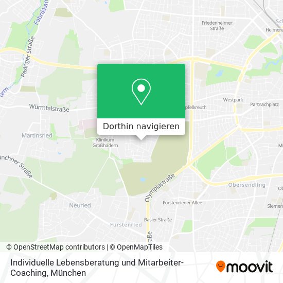 Individuelle Lebensberatung und Mitarbeiter-Coaching Karte