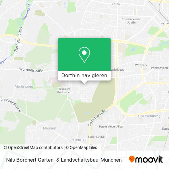 Nils Borchert Garten- & Landschaftsbau Karte
