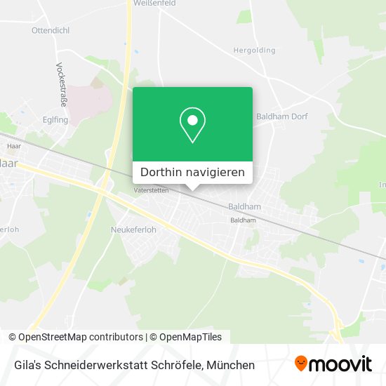 Gila's Schneiderwerkstatt Schröfele Karte