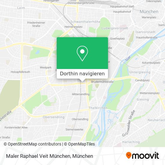 Maler Raphael Veit München Karte