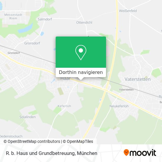R. b. Haus und Grundbetreuung Karte