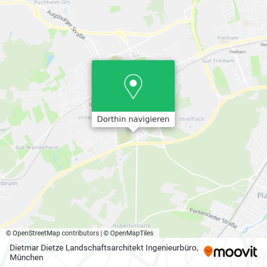 Dietmar Dietze Landschaftsarchitekt Ingenieurbüro Karte