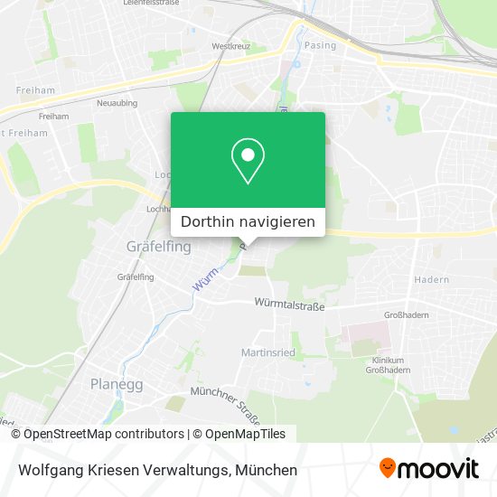 Wolfgang Kriesen Verwaltungs Karte