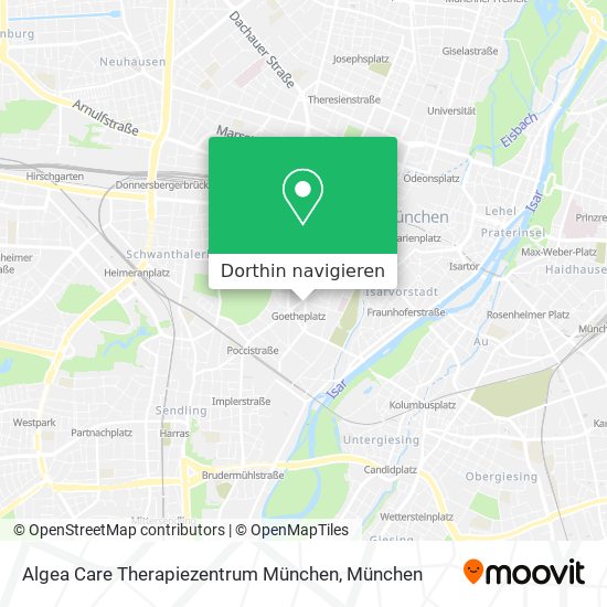 Algea Care Therapiezentrum München Karte