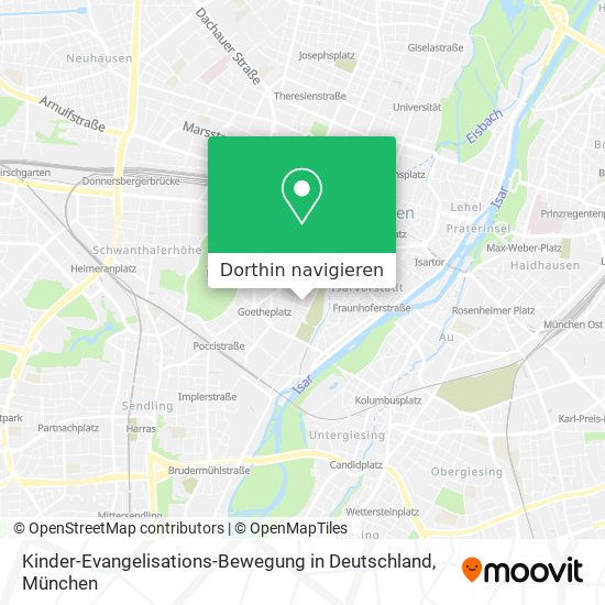Kinder-Evangelisations-Bewegung in Deutschland Karte