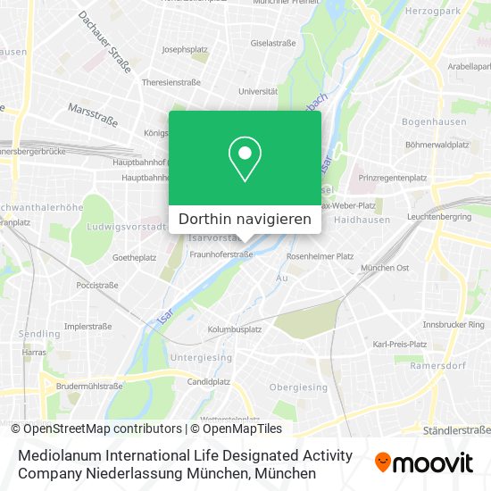 Mediolanum International Life Designated Activity Company Niederlassung München Karte