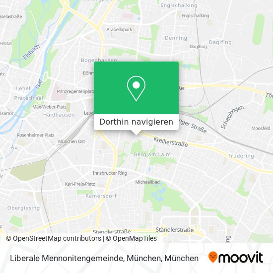 Liberale Mennonitengemeinde, München Karte