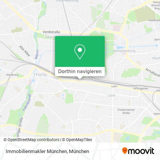 Immobilienmakler München Karte