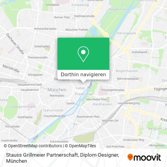 Stauss Grillmeier Partnerschaft, Diplom-Designer Karte