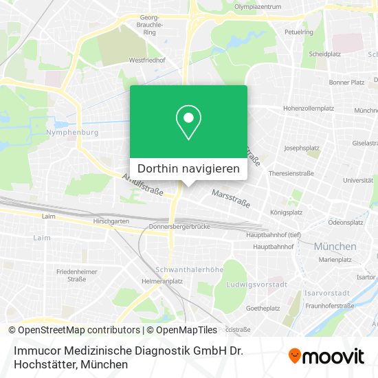 Immucor Medizinische Diagnostik GmbH Dr. Hochstätter Karte