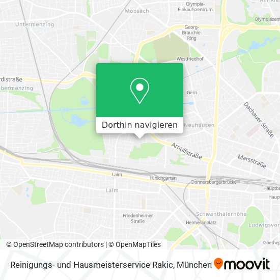 Reinigungs- und Hausmeisterservice Rakic Karte