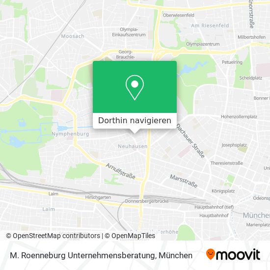 M. Roenneburg Unternehmensberatung Karte