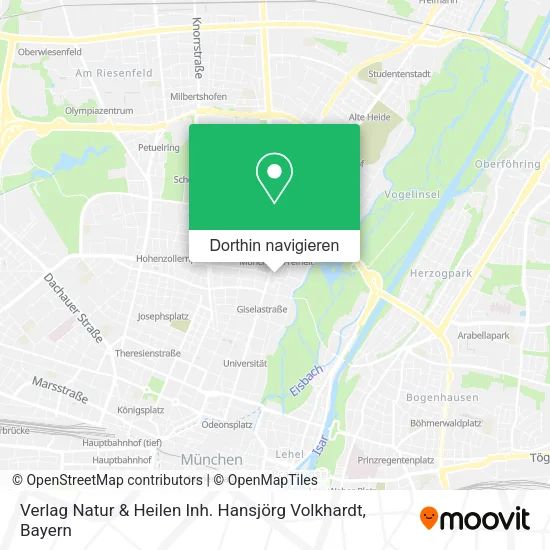 Verlag Natur & Heilen Inh. Hansjörg Volkhardt Karte