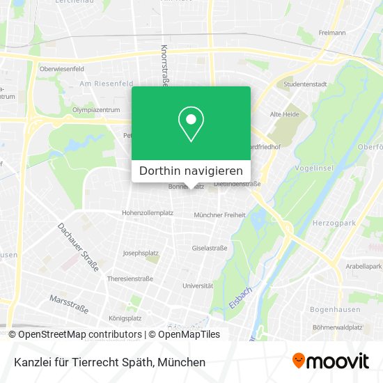 Kanzlei für Tierrecht Späth Karte