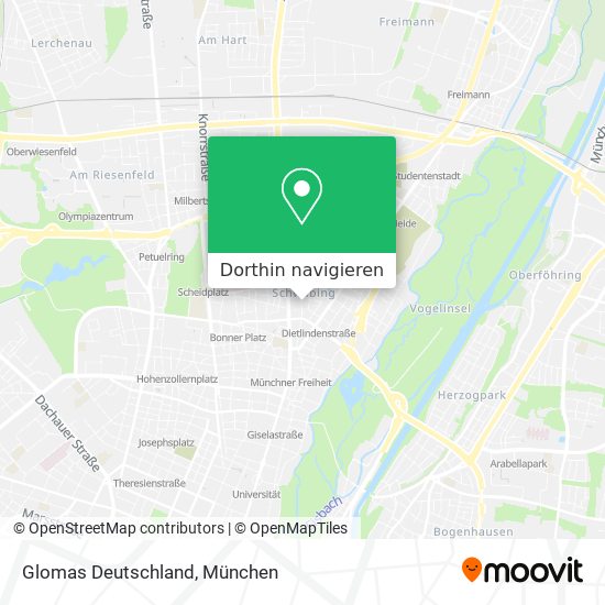 Glomas Deutschland Karte