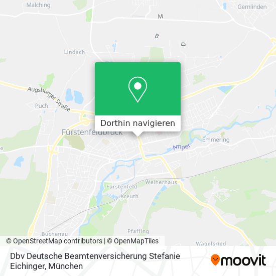 Dbv Deutsche Beamtenversicherung Stefanie Eichinger Karte