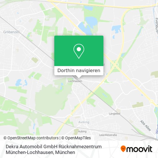 Dekra Automobil GmbH Rücknahmezentrum München-Lochhausen Karte