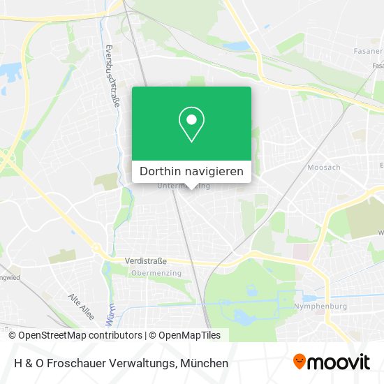 H & O Froschauer Verwaltungs Karte