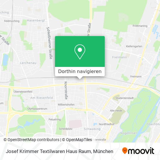 Josef Krimmer Textilwaren Haus Raum Karte