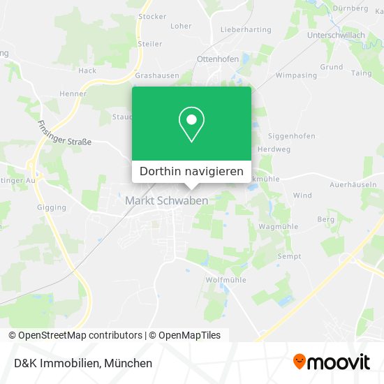 D&K Immobilien Karte