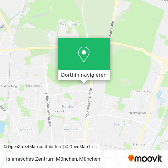 Islamisches Zentrum München Karte