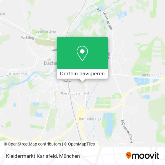 Kleidermarkt Karlsfeld Karte