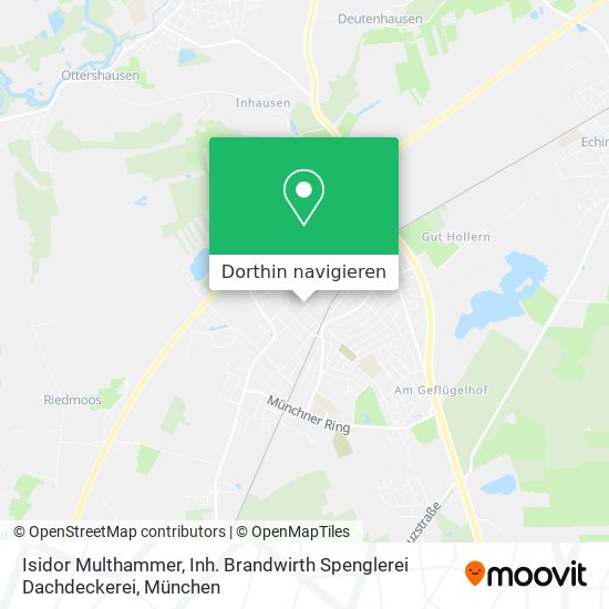 Isidor Multhammer, Inh. Brandwirth Spenglerei Dachdeckerei Karte