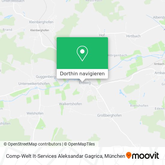 Comp-Welt It-Services Aleksandar Gagrica Karte