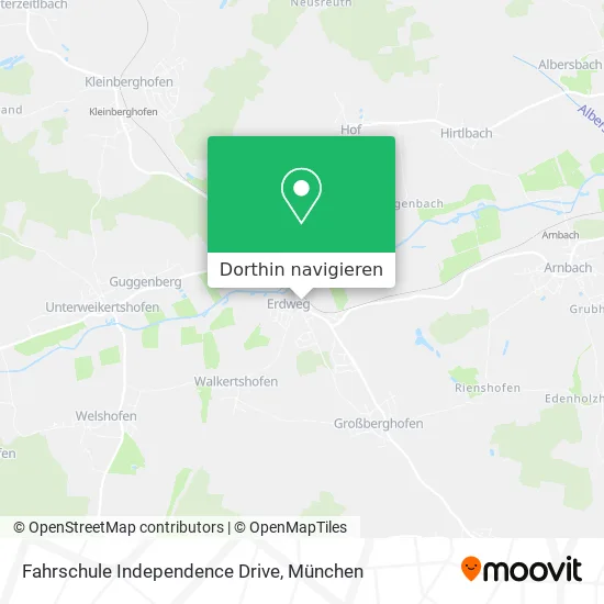 Fahrschule Independence Drive Karte