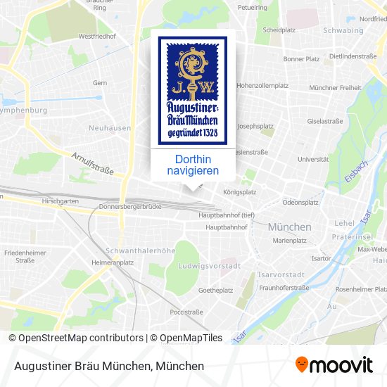 Augustiner Bräu München Karte