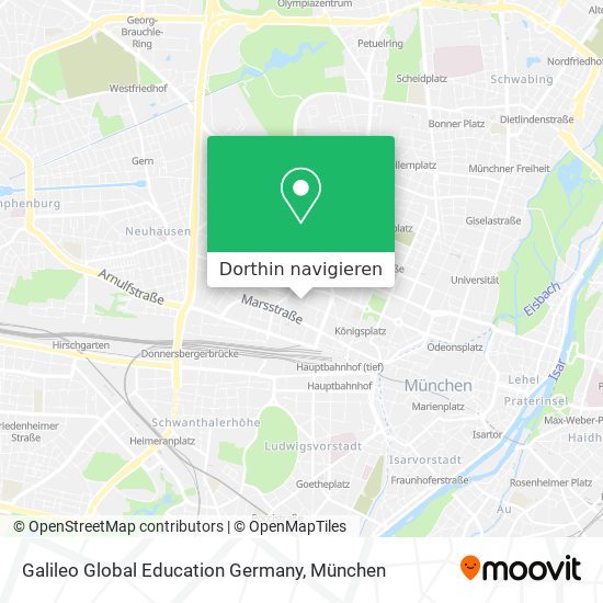 Galileo Global Education Germany Karte