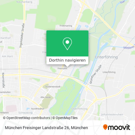 München Freisinger Landstraße 26 Karte