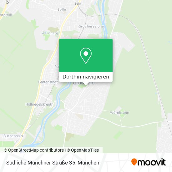 Südliche Münchner Straße 35 Karte