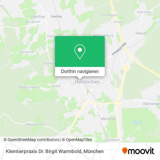 Kleintierpraxis Dr. Birgit Warmbold Karte