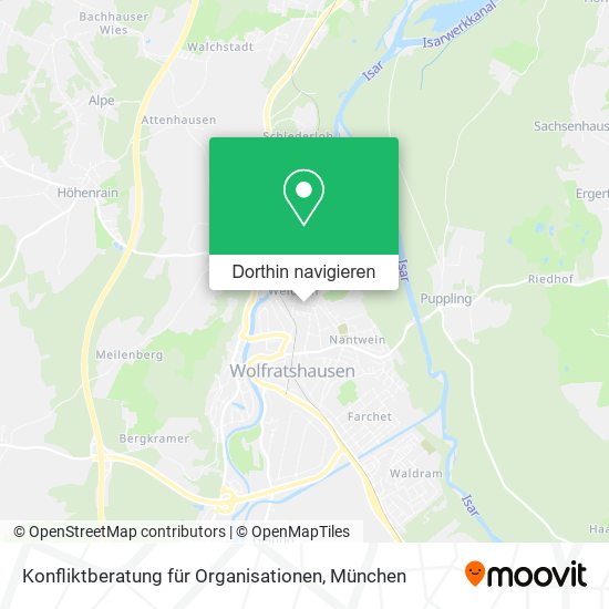 Konfliktberatung für Organisationen Karte