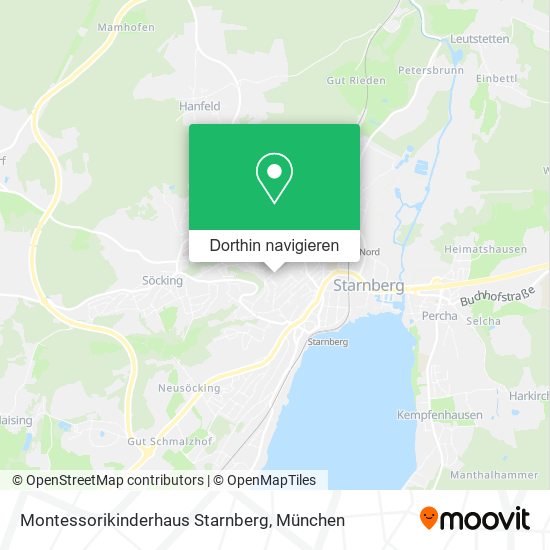 Montessorikinderhaus Starnberg Karte